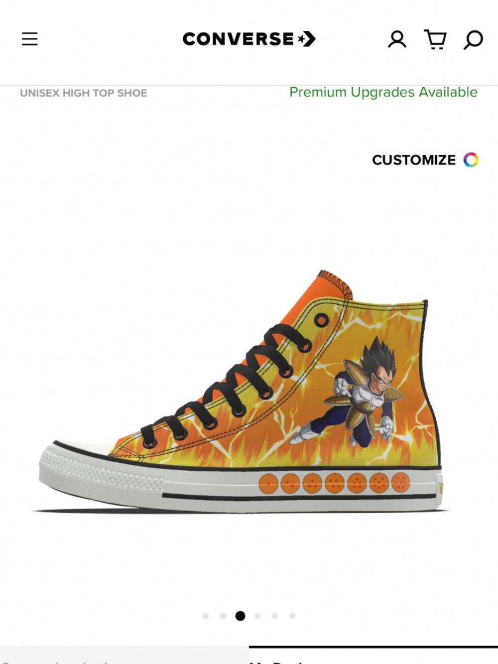 Custom Dragon Ball Converse